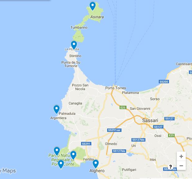 North Sardinia Boat itinerary