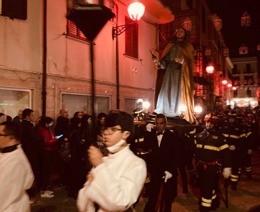 Holy week in Alghero Friday procession